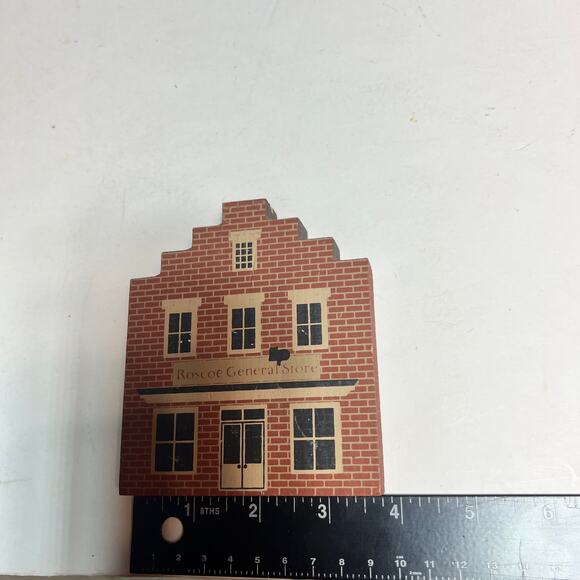 1 Cats Meow Roscoe General Store shop stamped 1986 Signed Faline 90 Ohio casper - Picture 8 of 8